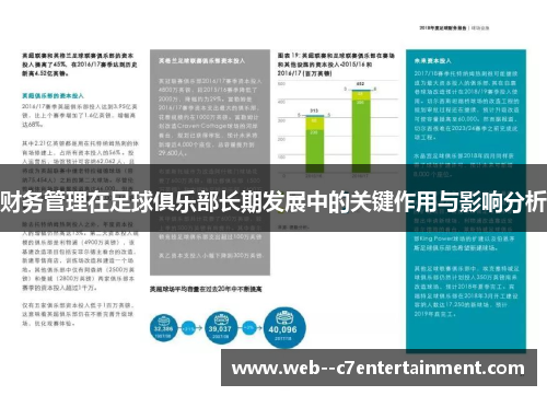 财务管理在足球俱乐部长期发展中的关键作用与影响分析